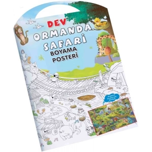 ORMANDA SAFARİ - DEV BOYAMA POSTERİ -
