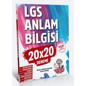 TÜYO HOCA 8.SINIF ANLAM BİLGİSİ 20x20 DENEME
