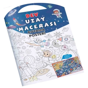UZAY MACERASI - DEV BOYAMA POSTERİ -