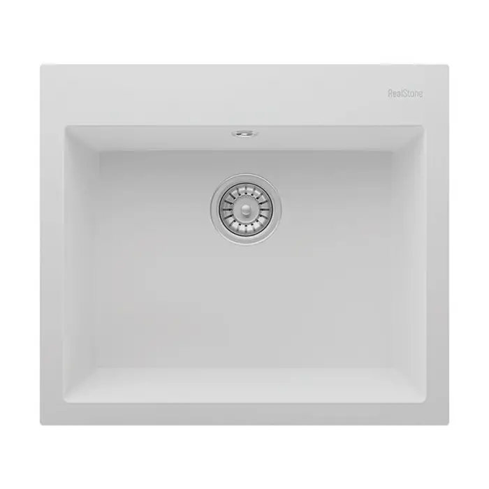 Real Stone K002 Didym 60 Antrasit Granit Tezgah Ustu Eviye 60X53 Cm