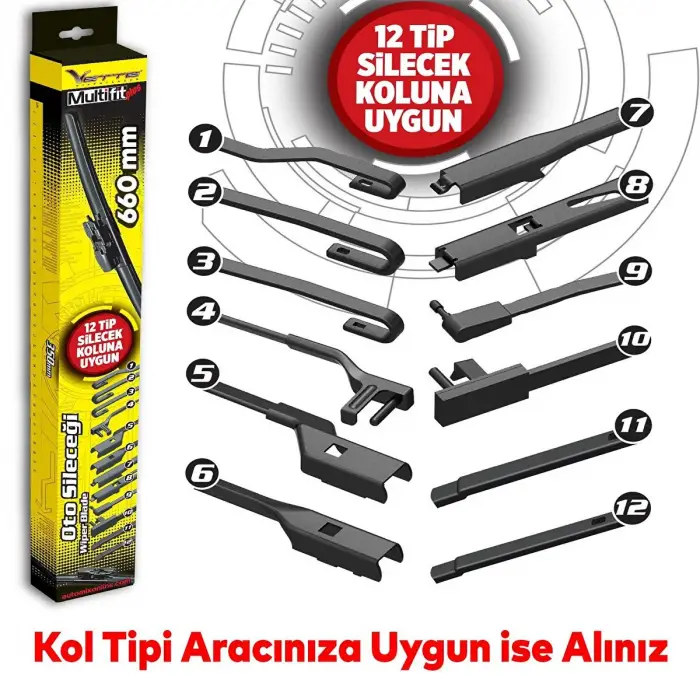 AUTOMİX VETTE PLUS MULTİFİT SİLECEK 660MM