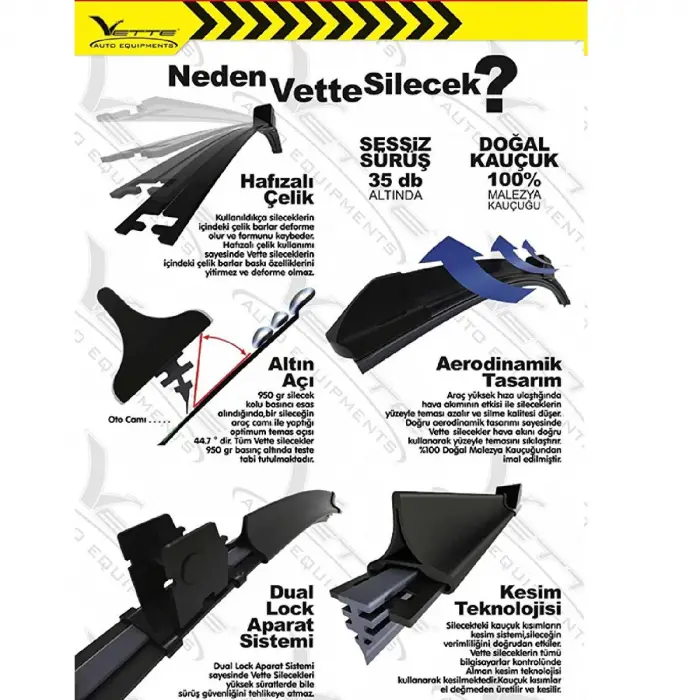 AUTOMİX VETTE PLUS MULTİFİT SİLECEK 660MM
