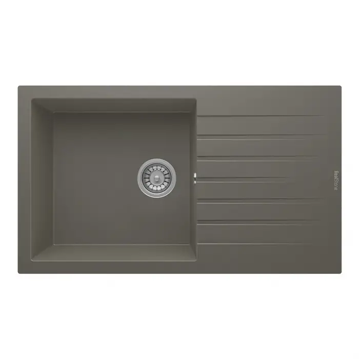 Real P014 LOADİKYA 86 XL Gri Granit Mutfak Eviyesi 86X50 cm