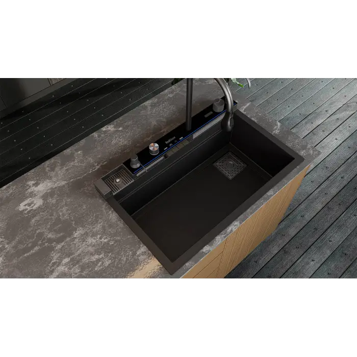 RealStone Victoria Granit Krem Akıllı Eviye