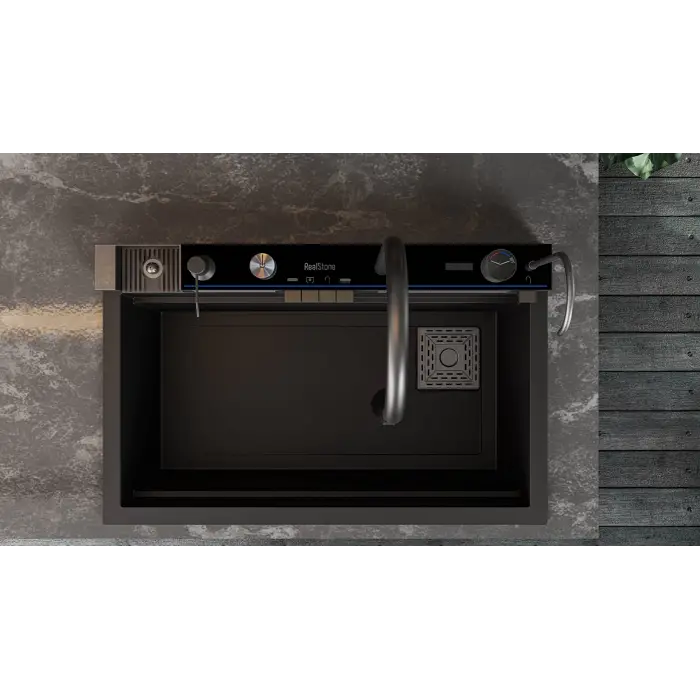 RealStone Victoria Granit Krem Akıllı Eviye