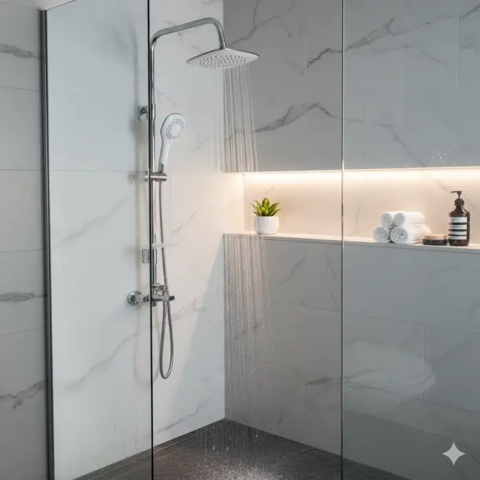 TEMA RAİN PRATİK BİANCO DUŞ SETİ 5F-53270