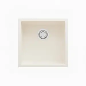 Real Stone Steep 40×40 Beyaz Granit Eviye
