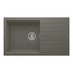 Real P014 LOADİKYA 86 XL Gri Granit Mutfak Eviyesi 86X50 cm