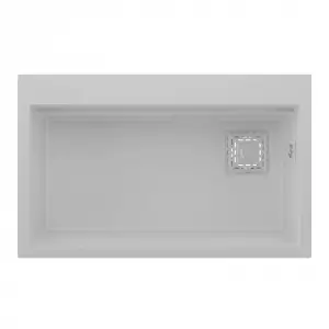 Real Stone Likya 75,5x47 Cm Beyaz Granit Mutfak Eviyesi