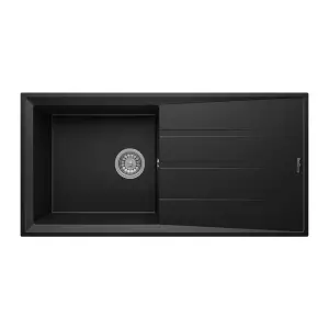 RealStone P012 Efes 100 Tezgah Üstü Antrasit Granit Eviye