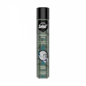 SELSİL PU MONTAJ KÖPÜĞÜ 750 ML/845 GR TAB.TURKUAZ