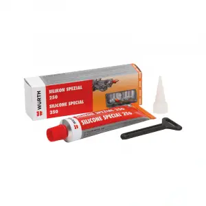 WÜRTH SİLİKON SIVI CONTA SİYAH 250 C 70 ML