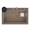 Real Stone Hermes Granit Akıllı Eviye Seti Antrasit 75.5X47 Cm