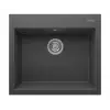 Real Stone K002 Didym 60 Antrasit Granit Tezgah Ustu Eviye 60X53 Cm