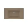 Real Stone Zenıth 80 Etajerli Cappuccino Granit Banyo Lavabosu 80x45 Cappuccino