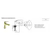 KALE TANDEM LAVABO BATARYASI (H12)GOLD