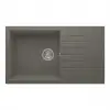 Real P014 LOADİKYA 86 XL Gri Granit Mutfak Eviyesi 86X50 cm