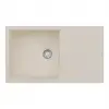Real P014 LOADİKYA 86 XL Siyah Krem Mutfak Eviyesi 86X50 cm