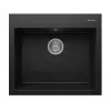 Real Stone K002 Didym 60 Antrasit Granit Tezgah Ustu Eviye 60X53 Cm