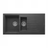 RealStone Troya P005 100 Tezgah Üstü Antrasit Granit Eviye