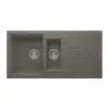 RealStone Troya P005 100 Tezgah Üstü Gri Granit Eviye