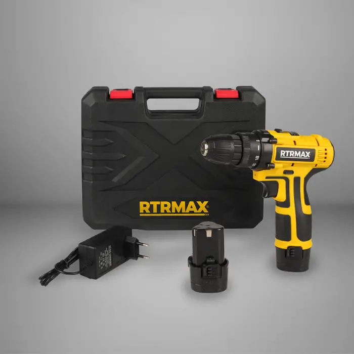 RTRMAX / RTM 332 ŞARJLI MATKAP  ÇİFT AKÜ 12 V