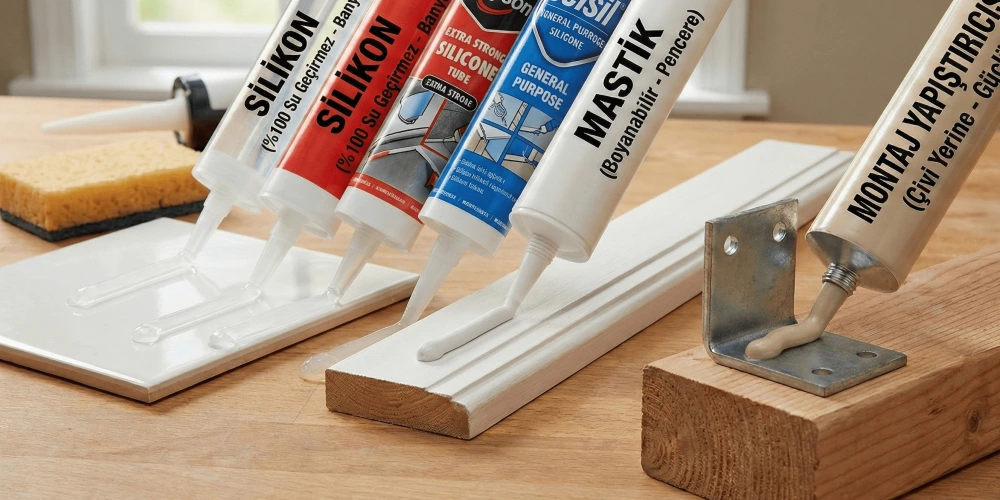 Tüpün İçindekine Dikkat Edin: Silikon mu, Mastik mi Yoksa Montaj Yapıştırıcısı mı?