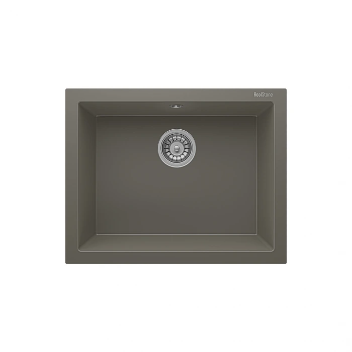 Real Stone K012 Gordion 60 Siyah Granit Mutfak Eviyesi 60×47.5 cm