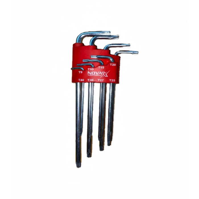 NOVAX TORX ALYAN ANAHTAR UZUN 8 Lİ SET