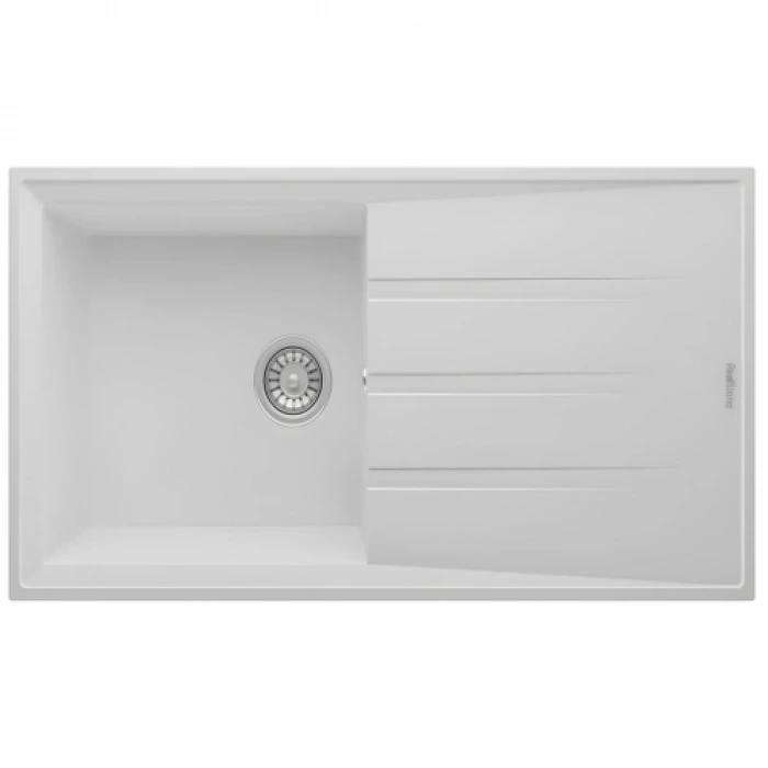 RealStone P012 Efes 100 Tezgah Üstü Beyaz Granit Eviye