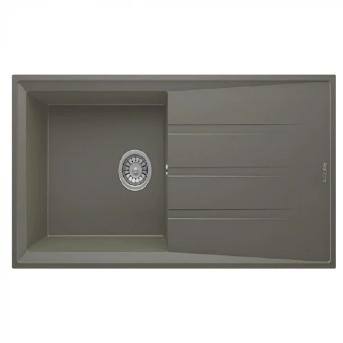 RealStone P012 Efes 100 Tezgah Üstü Gri Granit Eviye