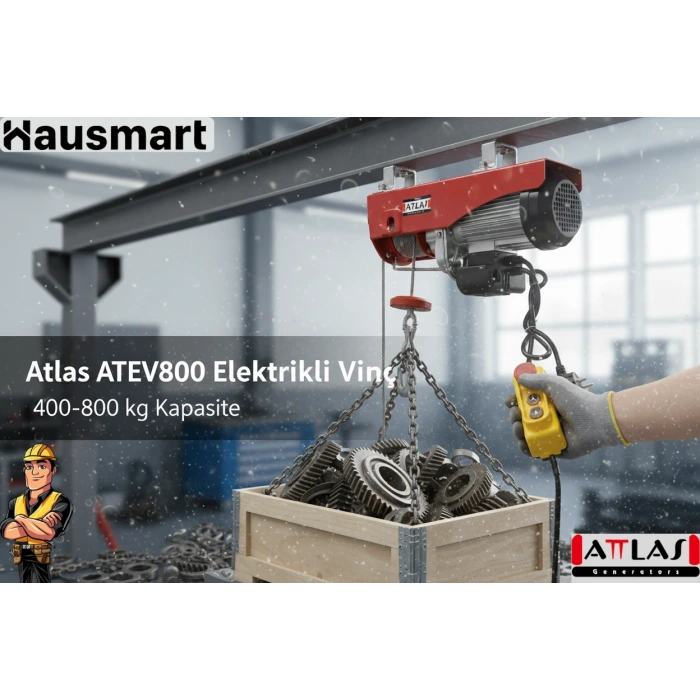 ATTLAS PA 800A ELEKTRİKLİ VİNÇ