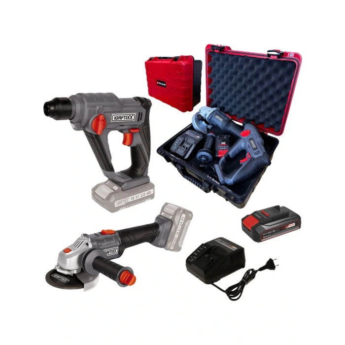 Einhell Kraftix Akülü Kırıcı Delici Avuç Taşlama 2,5 Ah