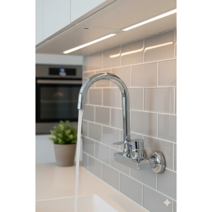 Gms OMG106 Duvardan Aplike Mutfak Bataryası