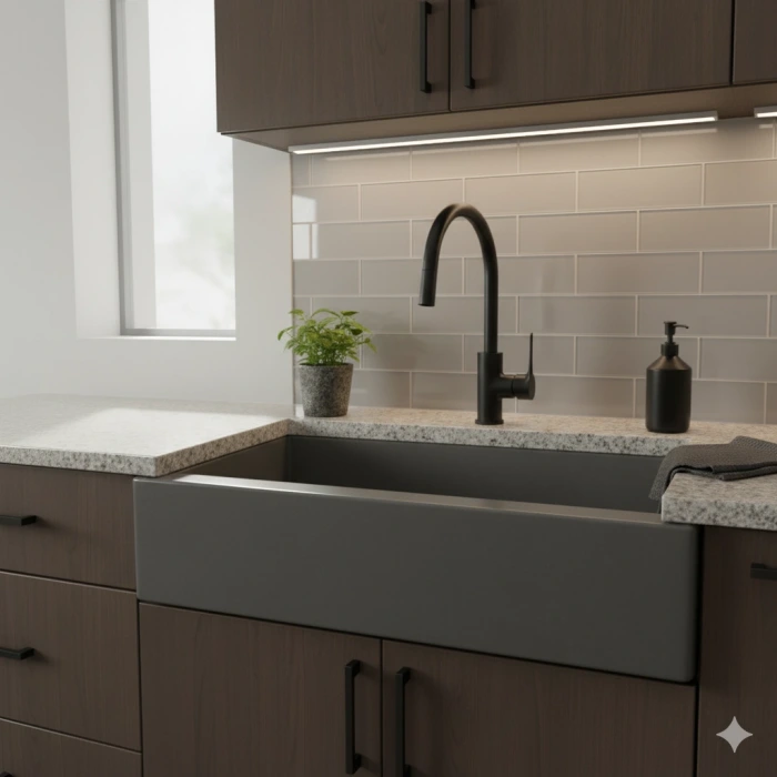 KALE TANDEM DÖNER MUTFAK BATARYASI SİYAH