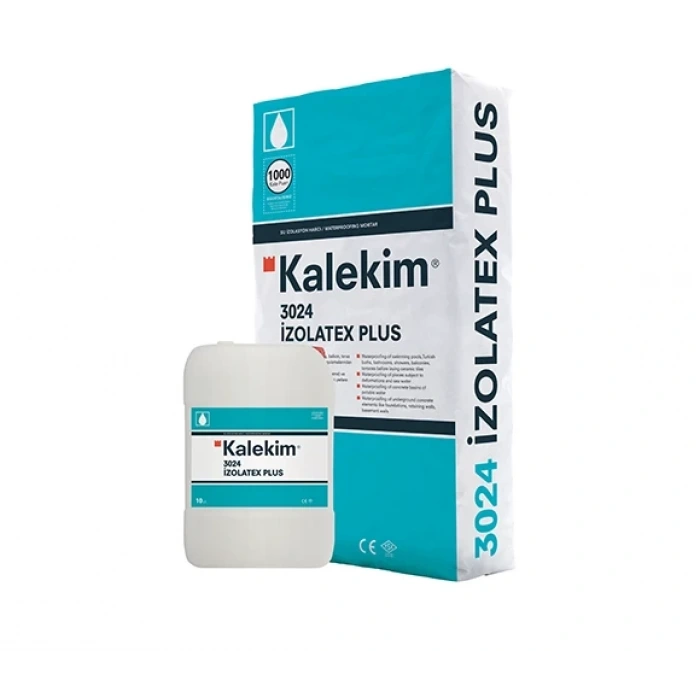 Kalekim 3024 Izolatex Plus - Çift Bileşenli Su Yalıtım Harcı 20 kg + 10 Lt