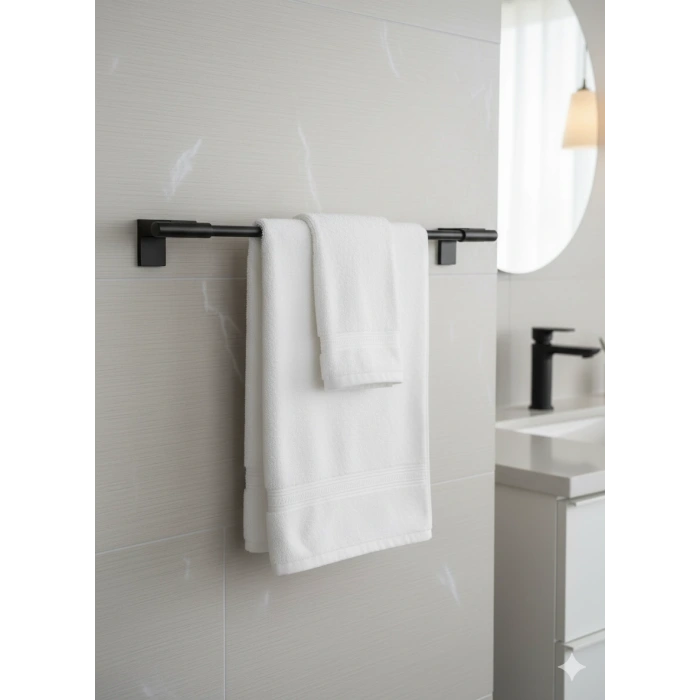 PREMİUM UZUN HAVLULUK (50 CM MAT SİYAH)