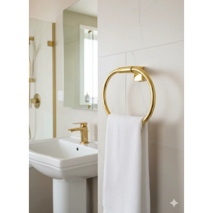 TEMA PREMİUM YUVARLAK HAVLULUK (ALTIN)