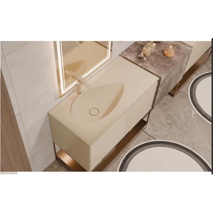 REAL STONE AVOKADO GRANİT BANYO LAVABOSU