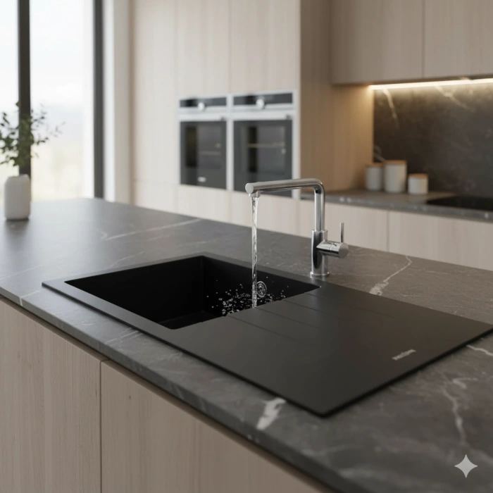 REAL STONE P011 ASSOS 86 XL GRANİT EVİYE