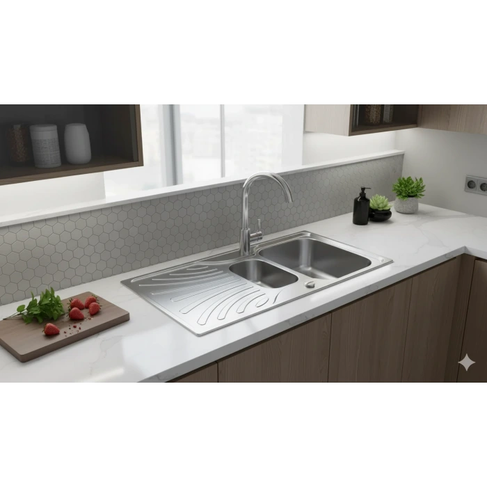 TEKA NERİSSA 60 KUM.SIZ MİKRO KETEN SOL 1,5 GÖZ