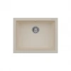 Real Stone K012 Gordion 60 Siyah Granit Mutfak Eviyesi 60×47.5 cm