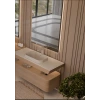 Real Stone PURE Etajerli Granit Banyo Lavabo