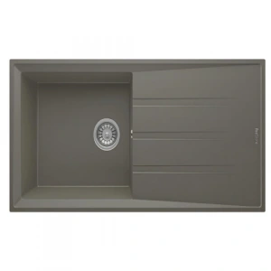 RealStone P012 Efes 100 Tezgah Üstü Gri Granit Eviye