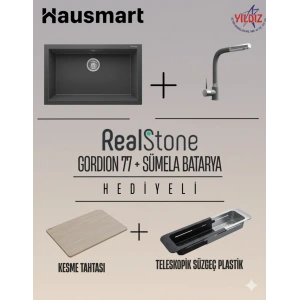 Real Stone Gordion 77 Granit Eviye + Sümela Bataryası Seti