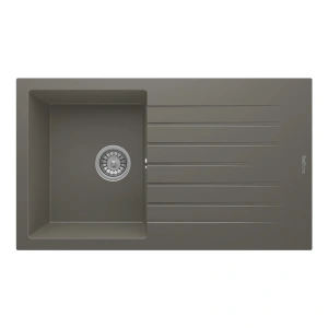 RealStone P004 Troya 86 Gri Granit Eviye