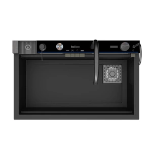 RealStone Victoria Granit Siyah Akıllı Eviye