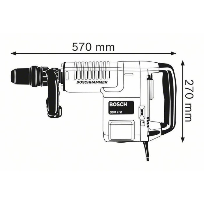BOSCH GSH 11 E KIRICI