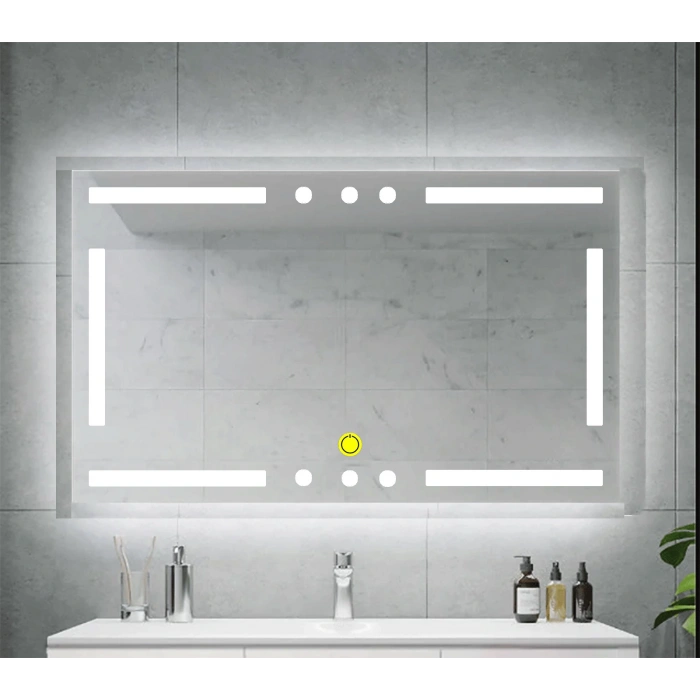(h)70x100 cm Kumlamalı Ledli Banyo Aynası