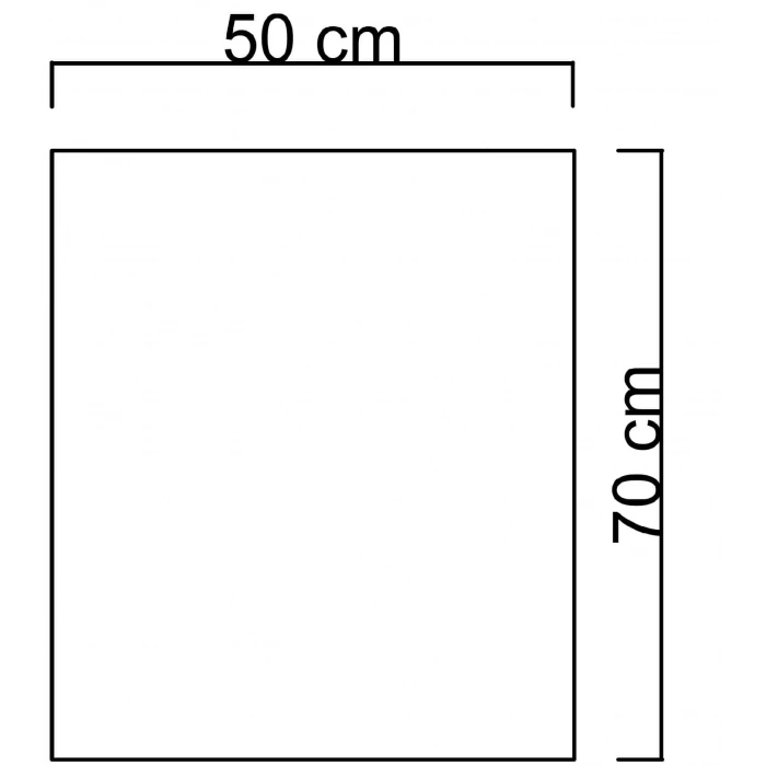 50x70(h) cm Bluetoothlu Buğu Çözücülü Dokunmatik Işıklı Ledli Banyo Aynası